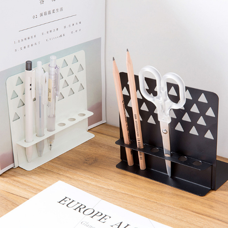 School season iron bookstand with pen holder bookstand desk bookshelf desktop book storage bookend book clamp book
