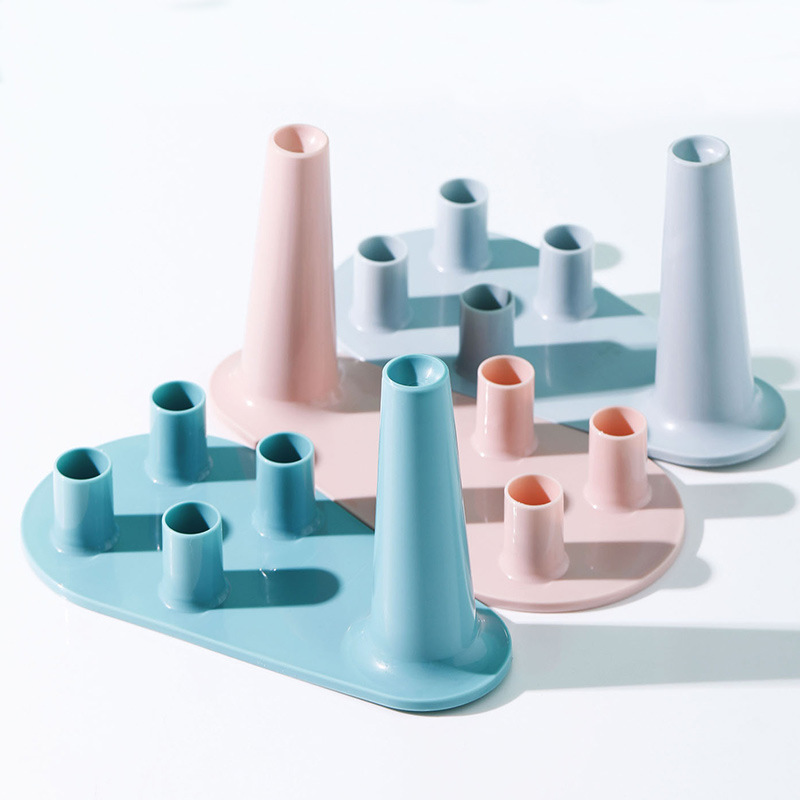 创意洗漱台牙刷置物架漱口杯收纳架卫生间壁挂牙具挂架牙刷架产品图