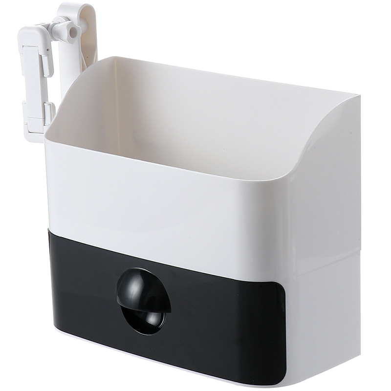 大学生宿舍上铺收纳神器床头墙上置物架寝室床边壁挂式杂物收纳架白底实物图