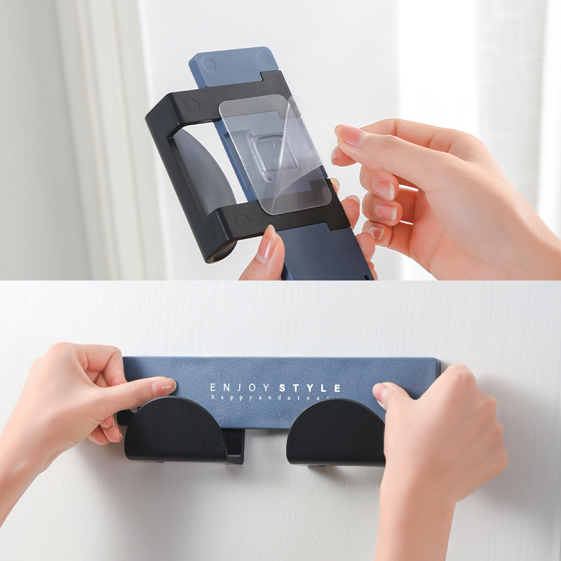 ABS挂钩墙壁挂挂衣架强力粘胶厨房衣服免打孔帽子墙上粘钩产品图