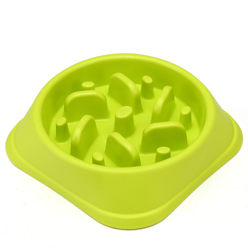 宠物碗单碗 塑料狗碗 慢食防噎碗 加厚材质狗用品详情图4