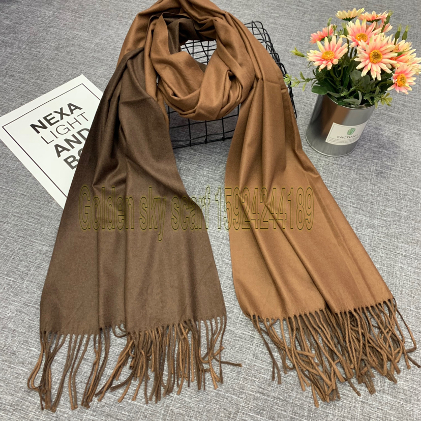 265G Double-Sided Imitation Cashmere Double Warp Double Weft Feel Super High Quality Scarf Shawl Specification drawing