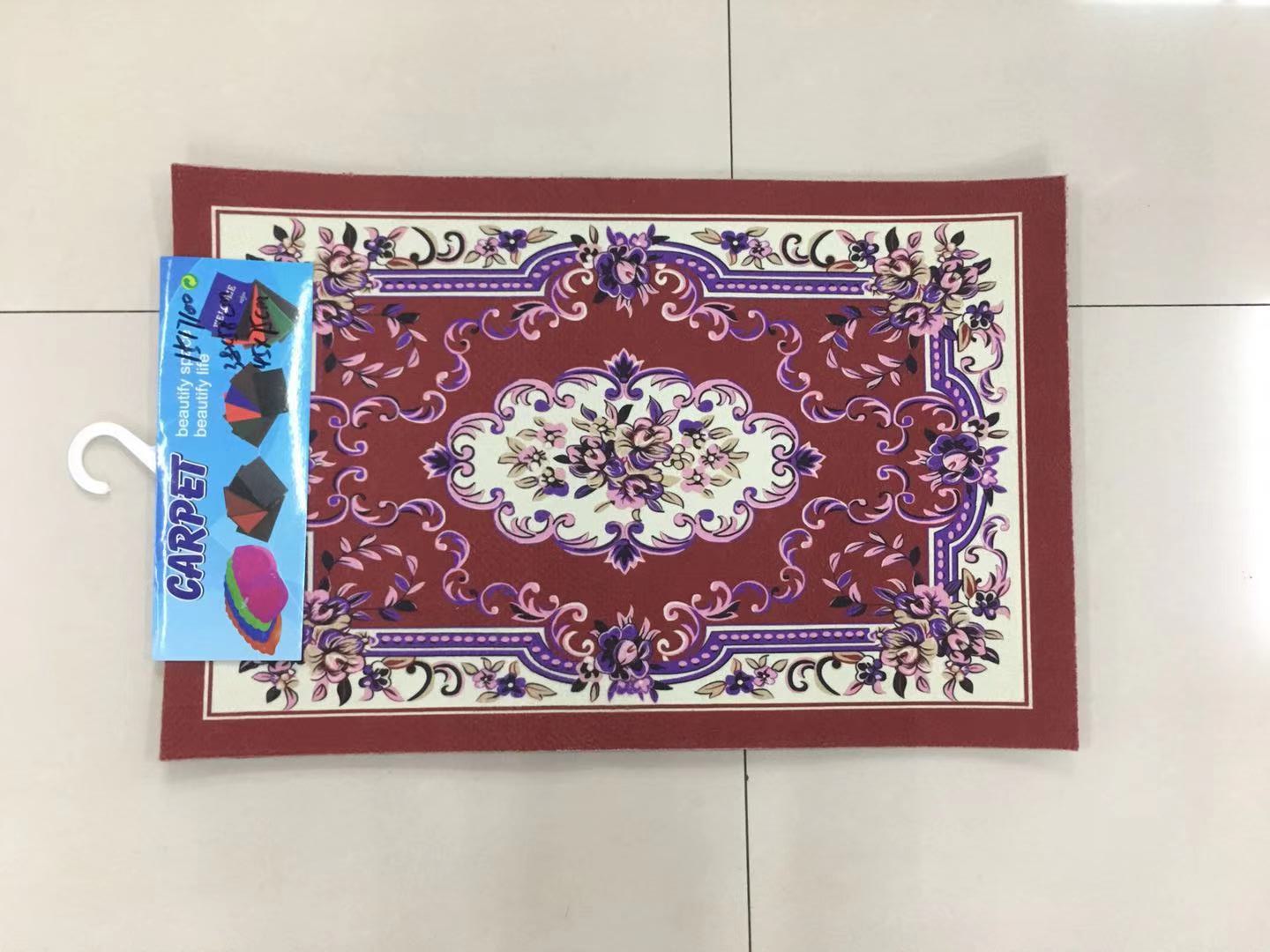 In stock! In stock!! Dot plastic base anti-slip printed floor mat, prayer mat, Muslim mat, worship mat, kneeling mat Application Scenario