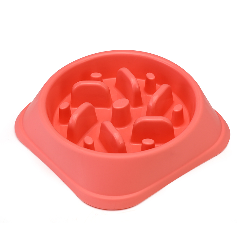 宠物碗单碗 塑料狗碗 慢食防噎碗 加厚材质狗用品详情图3