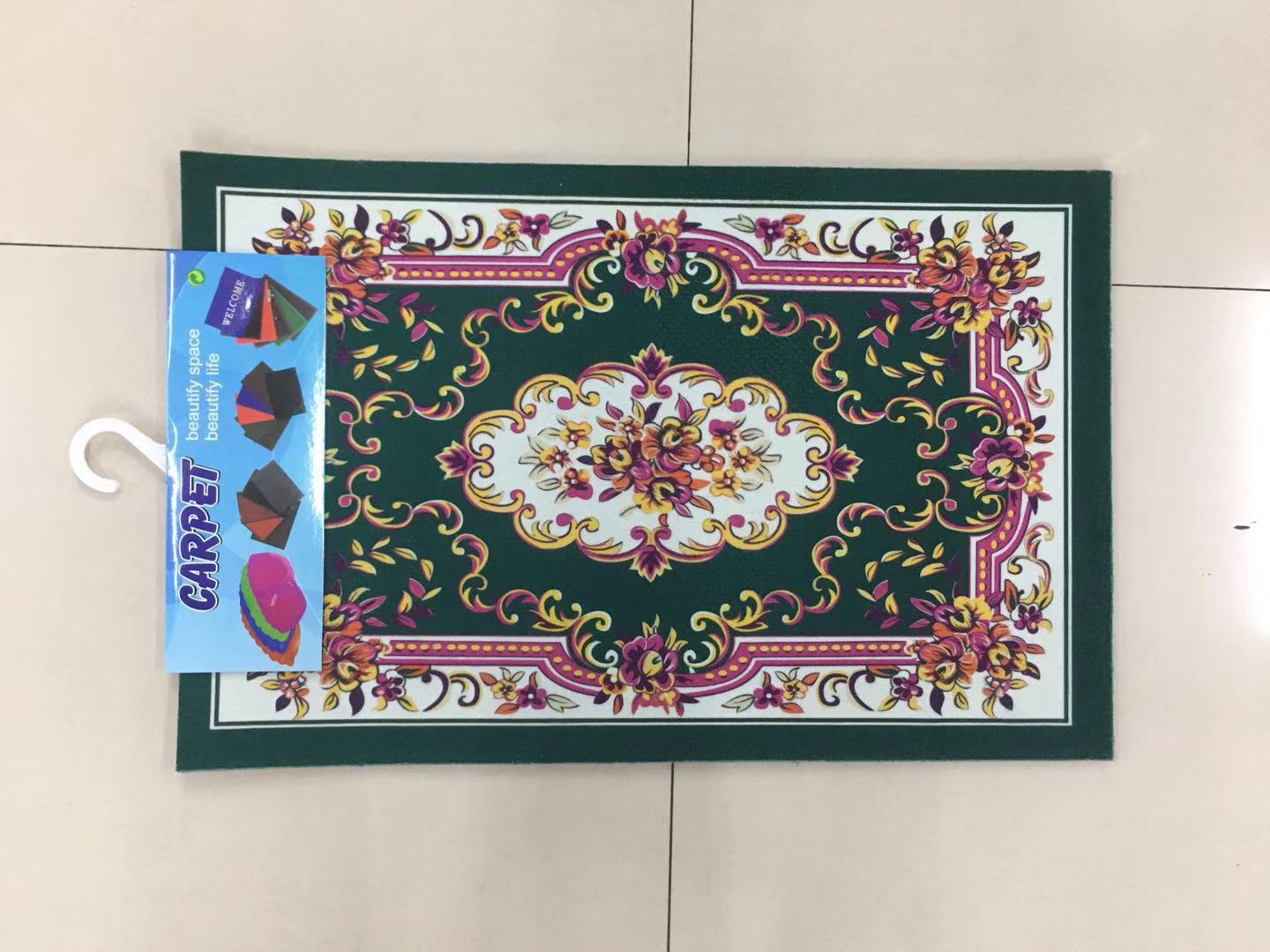 In stock! In stock!! Dot plastic base anti-slip printed floor mat, prayer mat, Muslim mat, worship mat, kneeling mat Item Picture