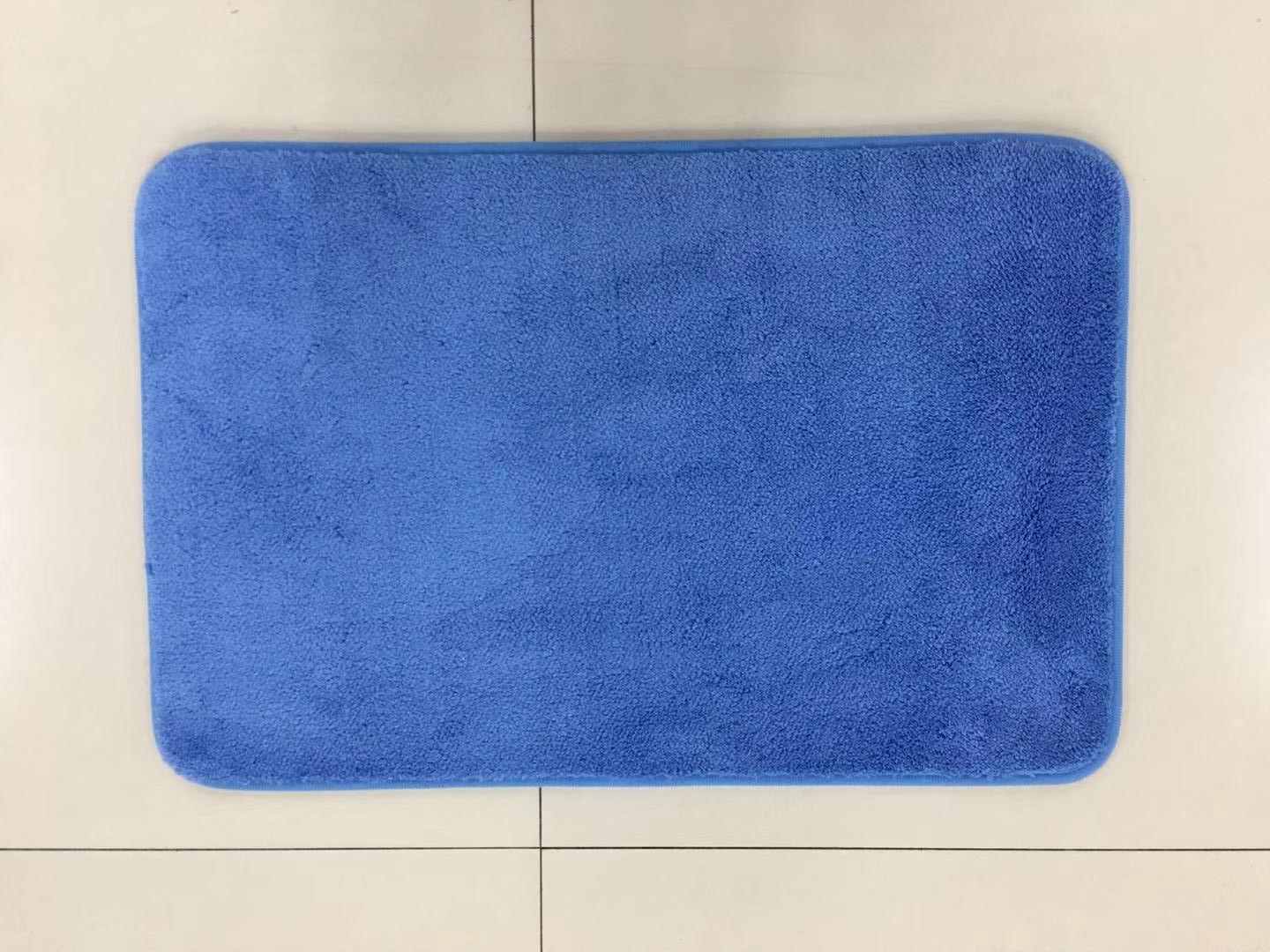 New hot selling points: plastic bottom flat velvet floor mat, water-absorbing and anti-slip mat, plain flat velvet floor mat, door mat, floor mat, household mat full figure
