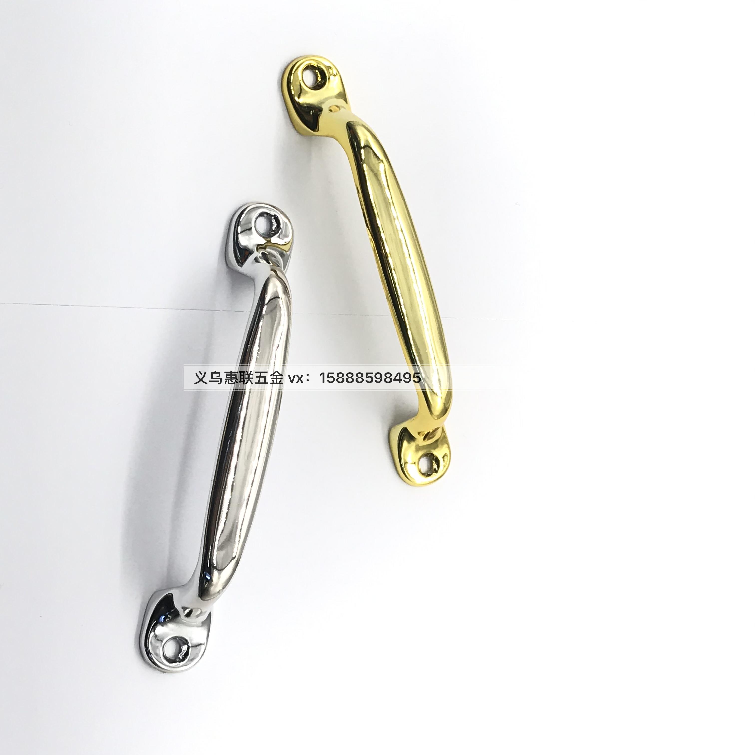 Shuzan 13cm gold and silver single-hole handle revolving door, old-fashioned wooden door, anti-theft door lock core, compatible drawer lock accessories details Picture