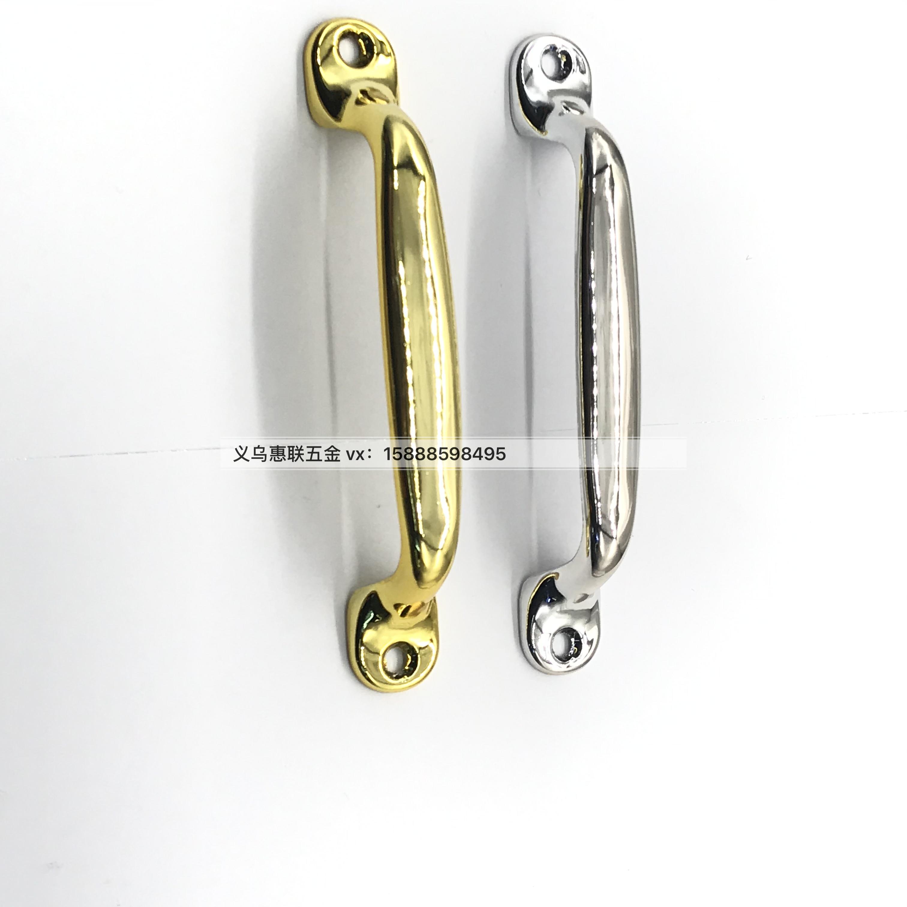 Shuzan 13cm gold and silver single-hole handle revolving door, old-fashioned wooden door, anti-theft door lock core, compatible drawer lock accessories Item Picture