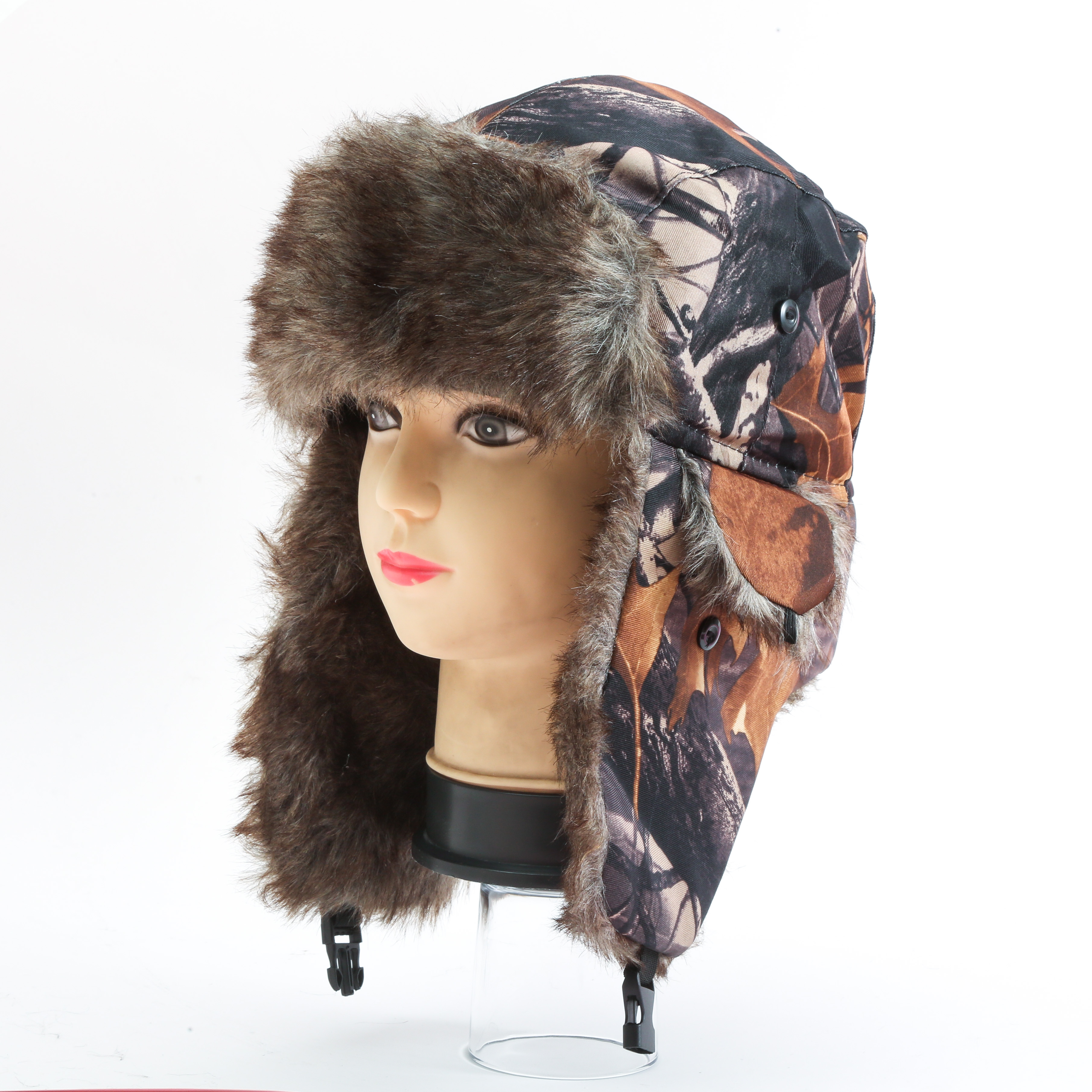 Lei Feng hat, camouflage warm hat, ear-protecting hat, snow hat, flight hat, cycling hat Item Picture