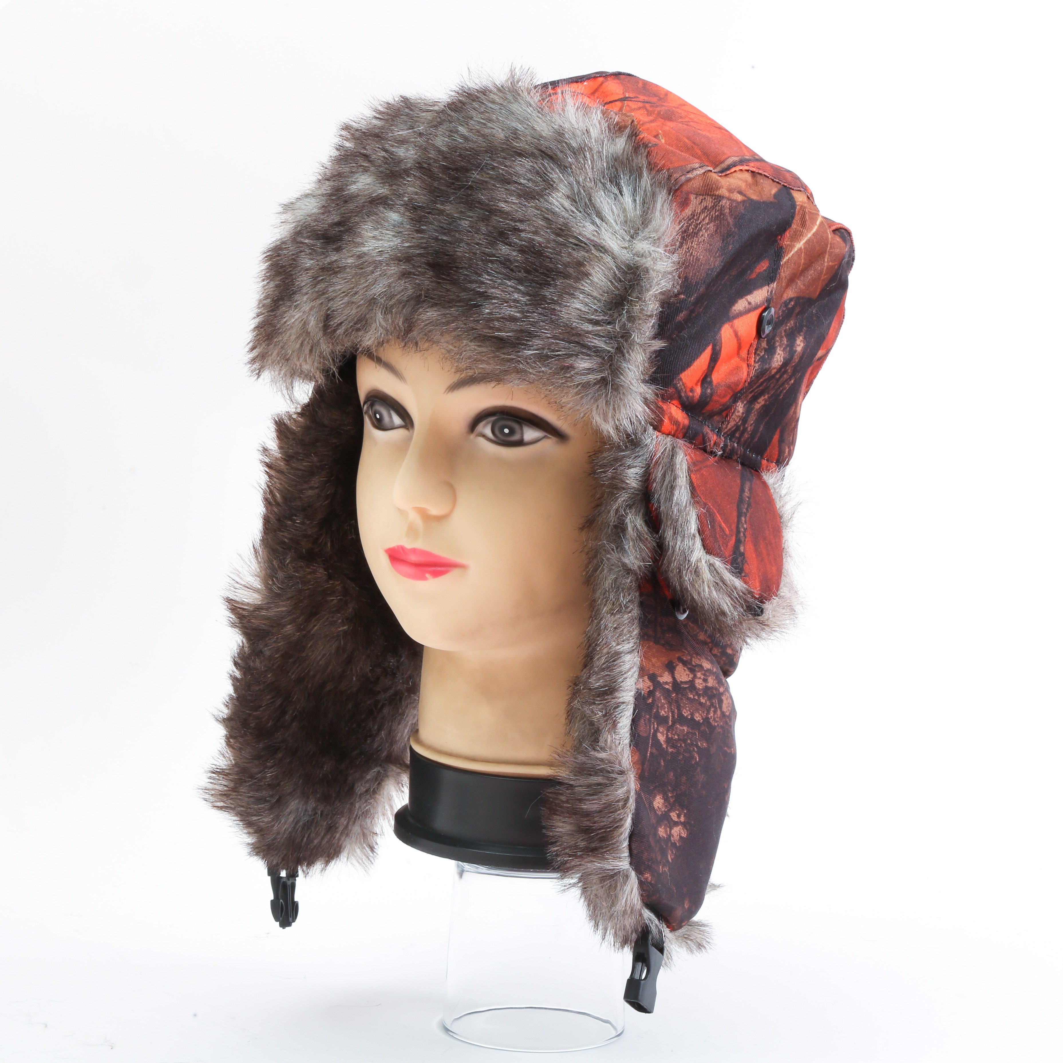 Lei Feng hat, camouflage warm hat, ear-protecting hat, snow hat, flight hat, cycling hat full figure