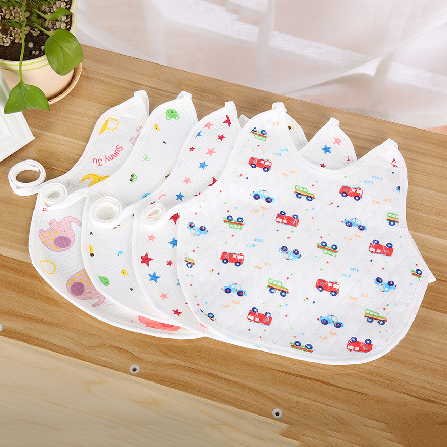 2018婴幼儿吃饭口水巾围兜春秋儿童装男女宝宝围兜围嘴喂饭衣防水