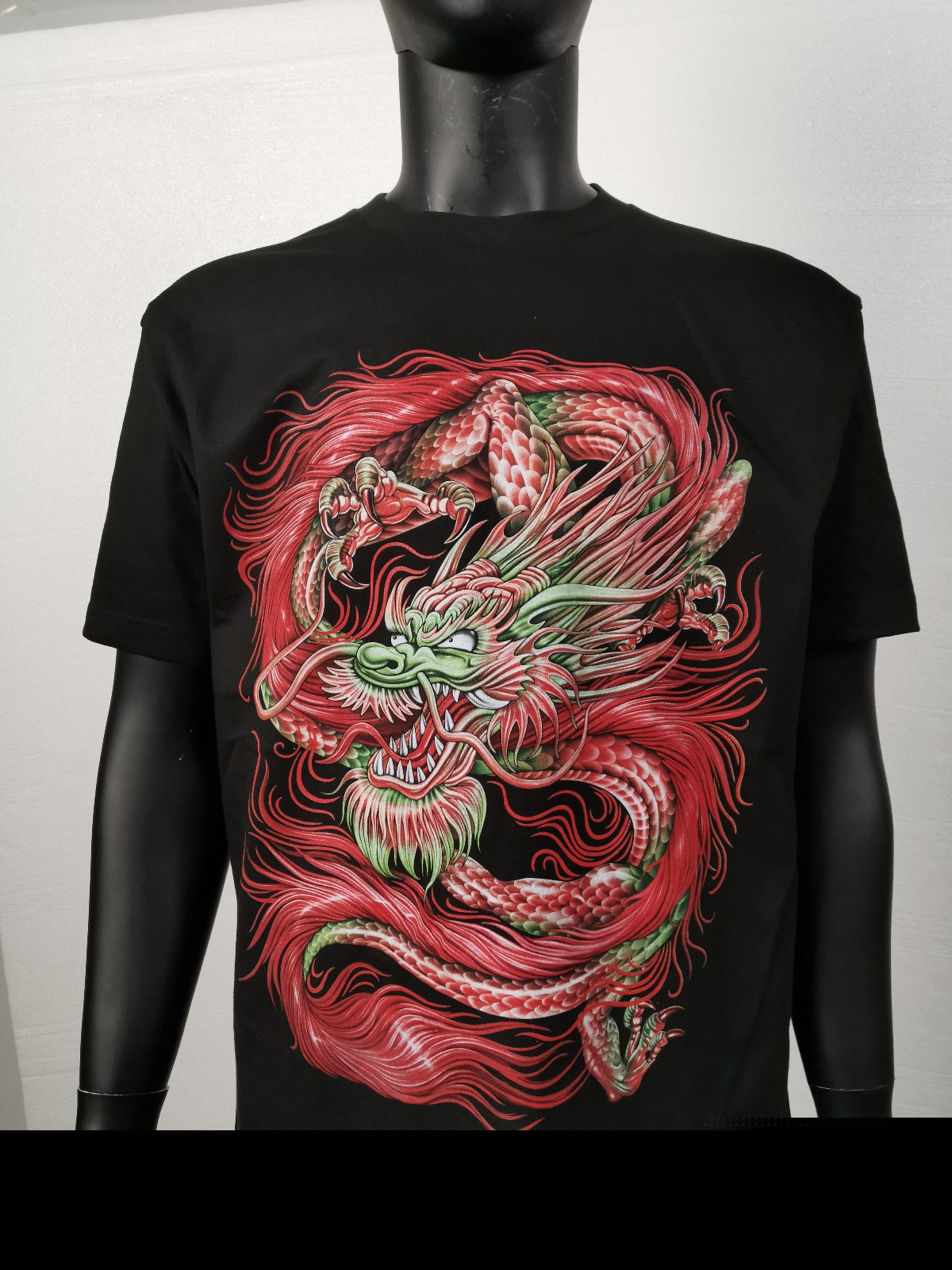 T Shirt Digital thermal ink printing elliptical machine eight claw printing pure cotton T shirt contractor clothing customization details Picture