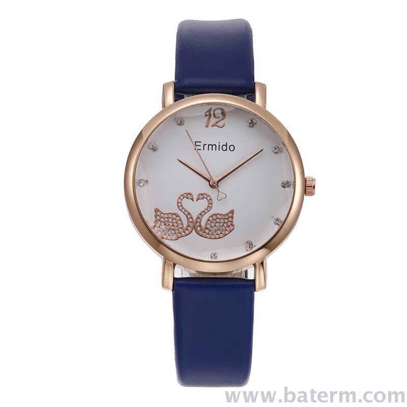 Korean fashion bestsellers, diamond-encrusted double goose strap ladies' fashion watches, student watches Application Scenario
