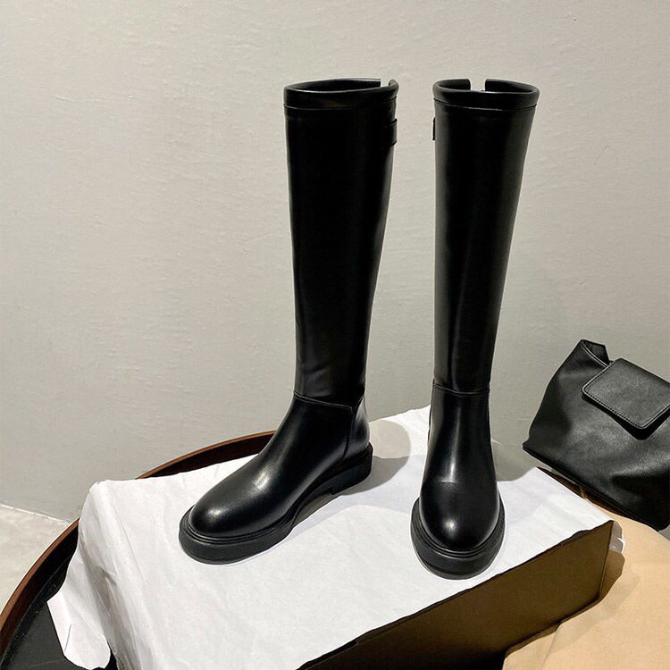 高筒靴子鞋子细节图