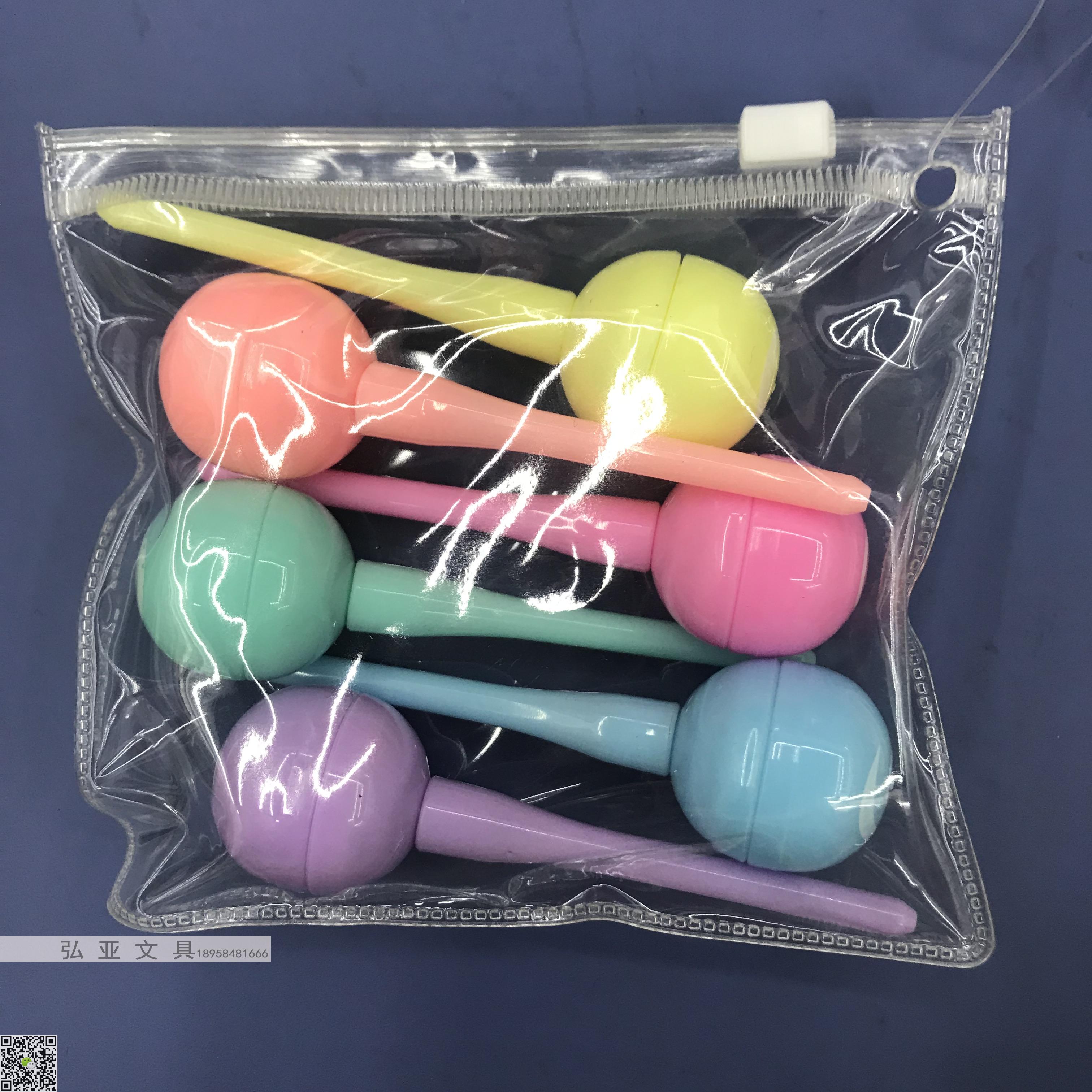 Lollipop, banana, carrot, candy, lollipop, ice fish, highlighter, various miniature highlighters