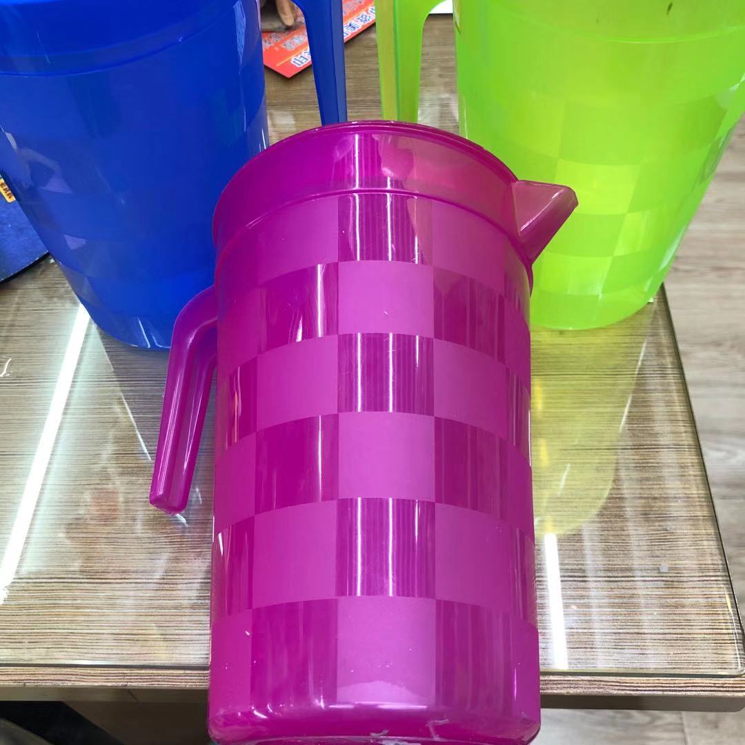 Plastic Cold Kettle Large Capacity Frosted Water With Pp Cold Kettle Juice Pot Milk Tea Pot Specification drawing