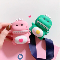The second generation of Bluetooth silicone case cartoon suitable for Airpods stereo soft Bluetooth case
