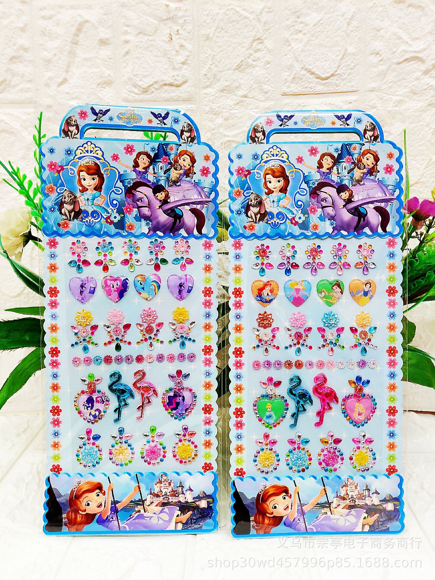 厂家直销新款卡通造型钻贴 亚克力创意造型钻 闪亮钻石贴纸批发产品图