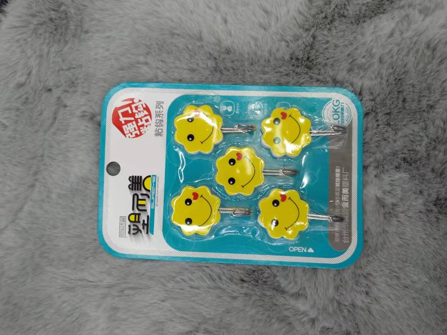 卡通的粘钩强力承重墙壁家用墙面挂钩粘钩贴钩浴室衣服贴钩细节图