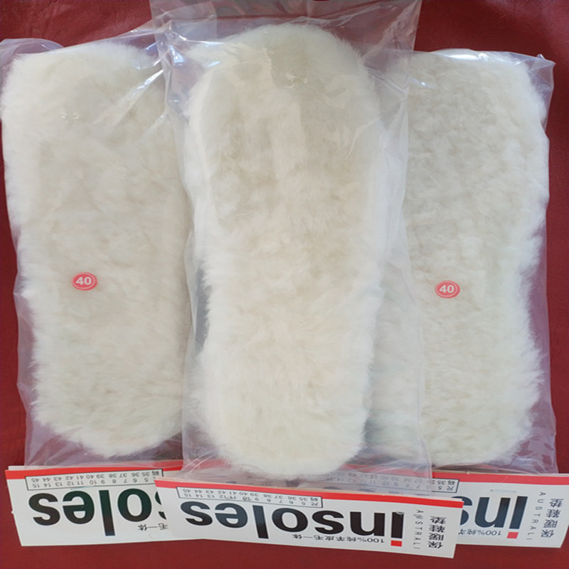 纯羊毛鞋垫皮毛一体真皮鞋垫棉鞋垫冬季保暖鞋垫批发防臭吸汗男女细节图