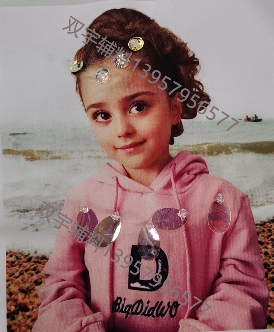 Fashion Explosive Beauty Pattern Heat Transfer Hot Painting Coriolis Film Clothing Accessories Applique Hot Figure S-16 Specification drawing