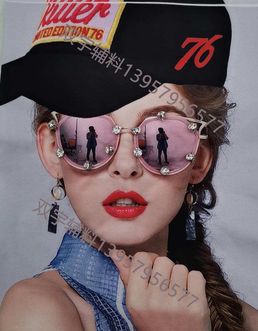 Fashion Explosive Beauty Pattern Heat Transfer Hot Painting Coriolis Film Clothing Accessories Applique Hot Figure S-16 details Picture