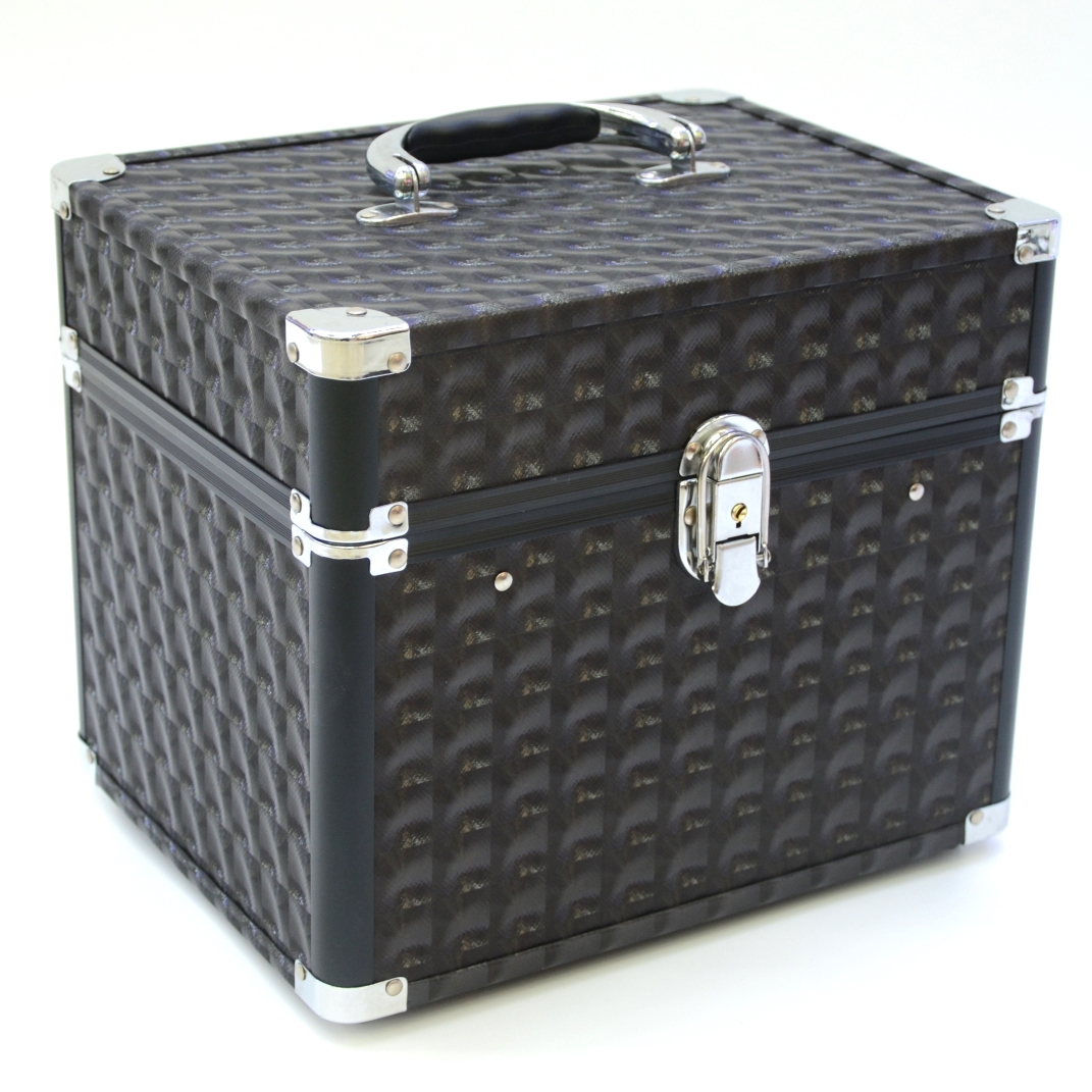 Men's and women's cosmetic boxes simple solid color large capacity storage boxes Professional makeup artists aluminum boxes to receive manicure boxes tattoo boxes