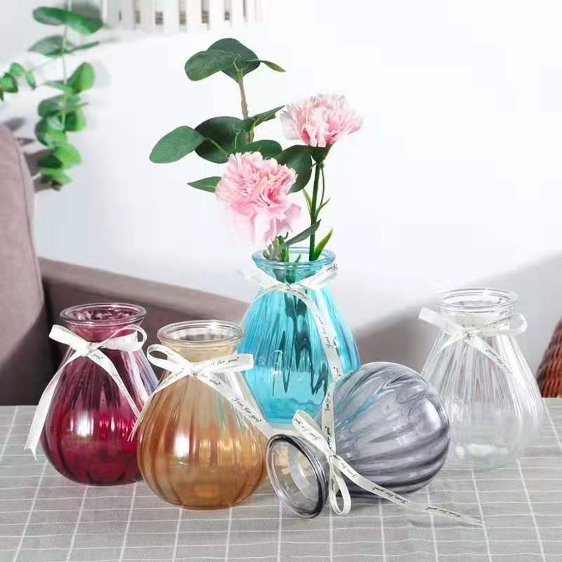 北欧花瓶家居装饰玻璃花瓶插花工艺玻璃花瓶详情图2