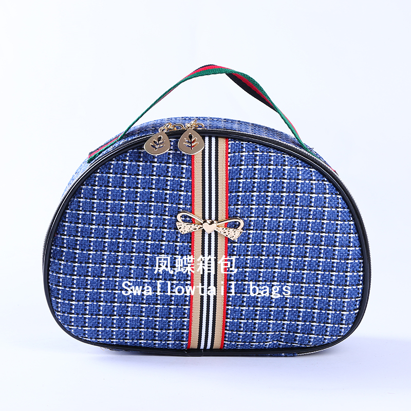 Women's Bag Thousand Bird Lattice Handbag Youth Hand Bag New Fashion Casual Women's Bag Specification drawing
