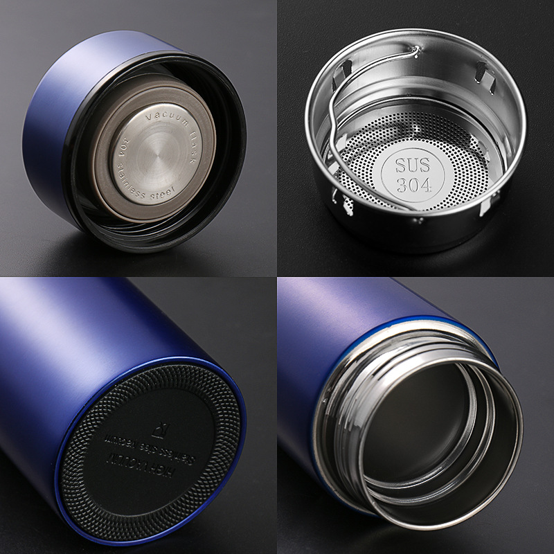 爆款304不锈钢保温杯商务磨砂真空水杯创意广告日用礼品杯子定制详情图3