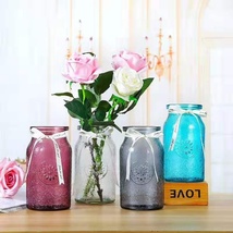 北欧花瓶家居装饰玻璃花瓶插花工艺玻璃花瓶