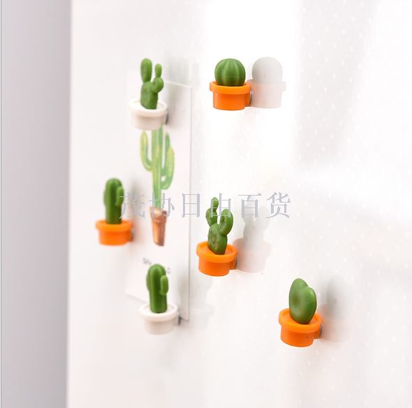 Three-dimensional 3D magnetic fridge magnet cactus fridge magnet Item Picture