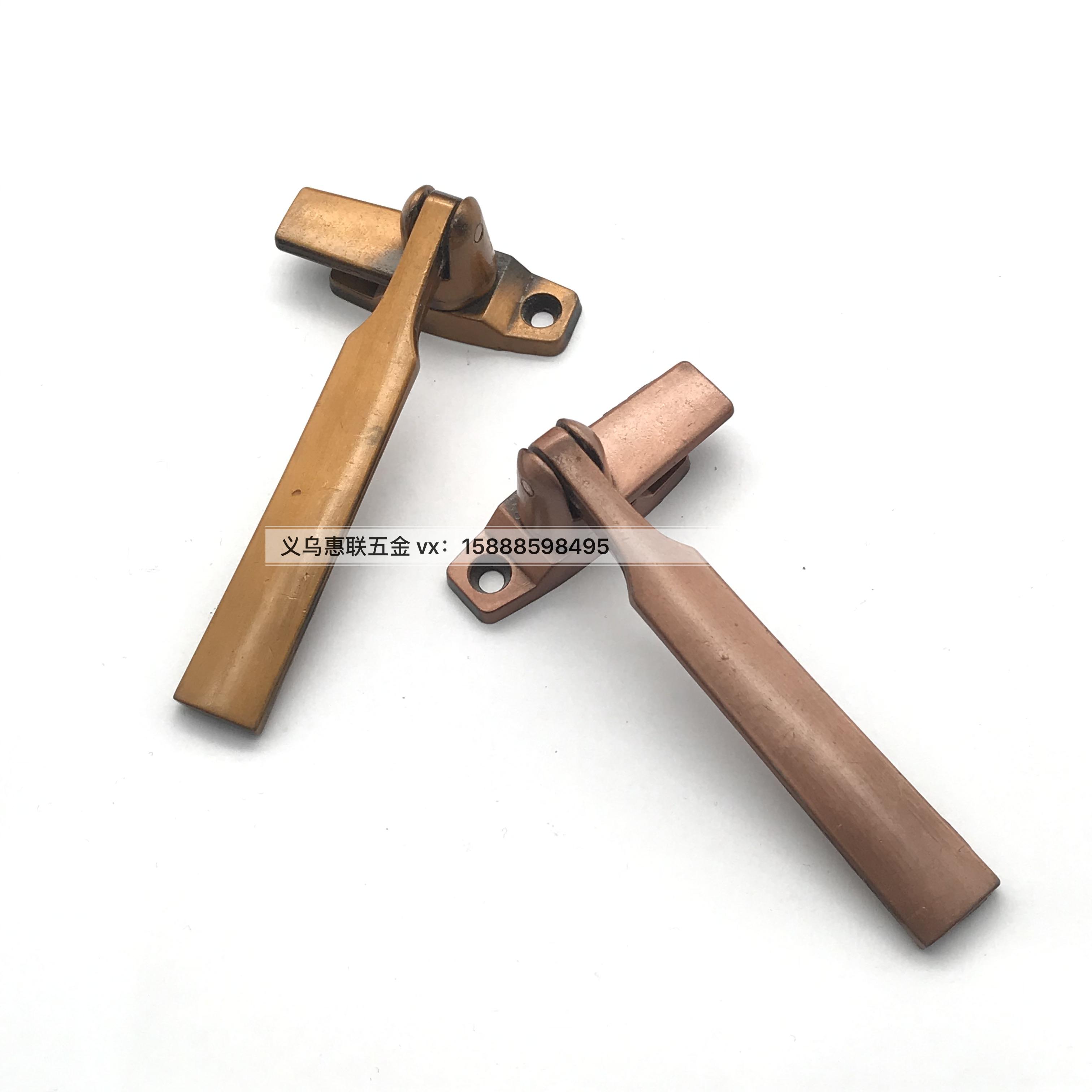 Manufacturers direct European Zinc alloy red antique glossy decorative pattern window handle furniture hardware accessories