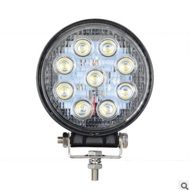 车用灯越野车灯led27W圆形LED工作灯汽车射灯