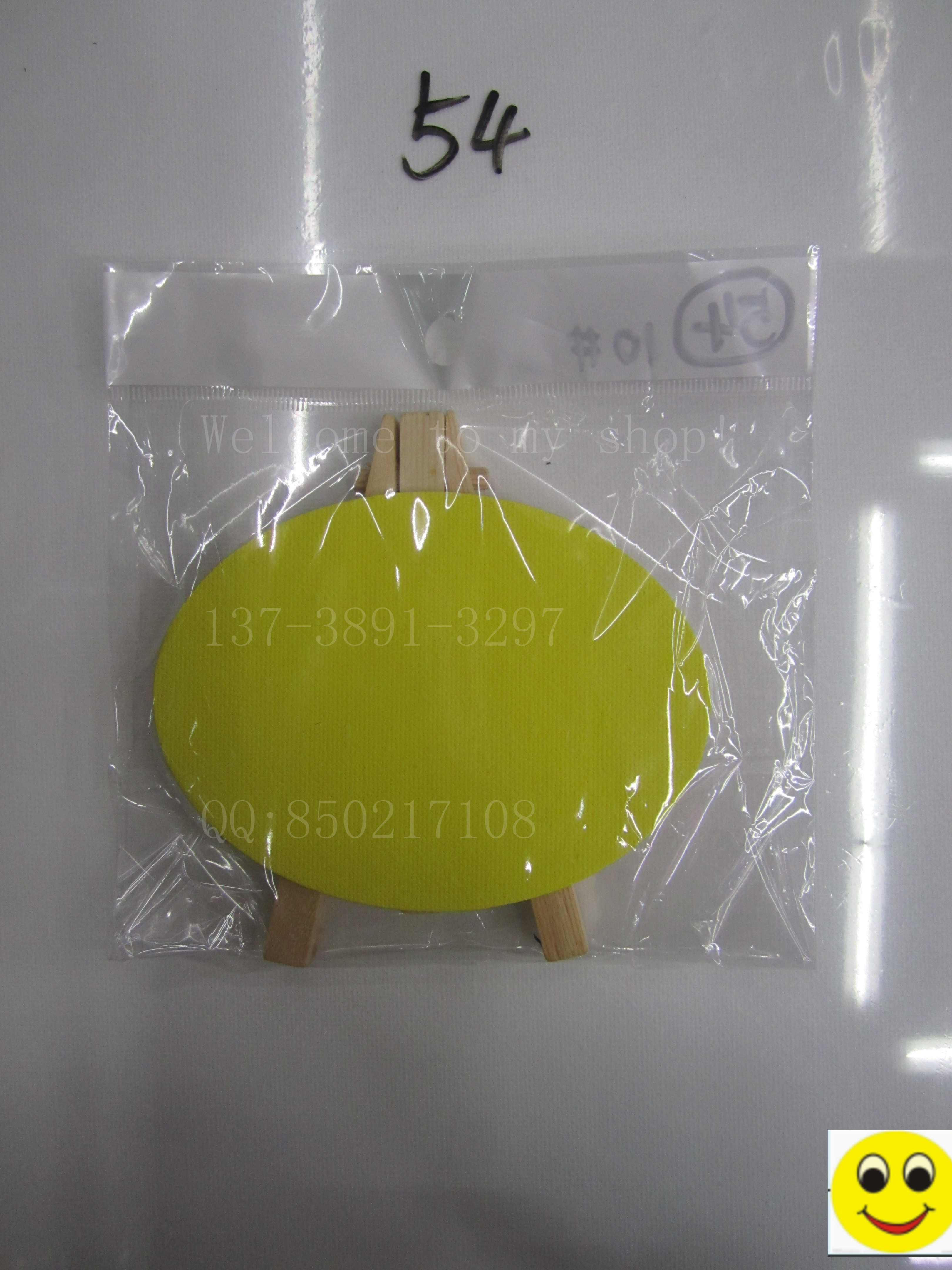 54迷你帆布全棉油画框帆布画全棉布画板