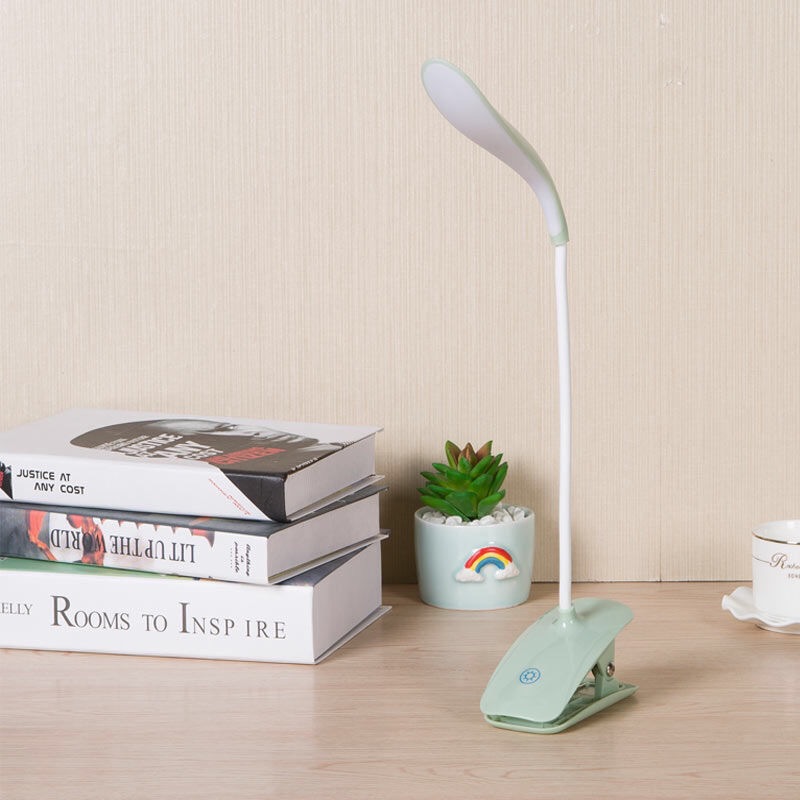 台灯创意夹子简约卧室床头儿童usb充电学习书灯定制促销礼品新款细节图