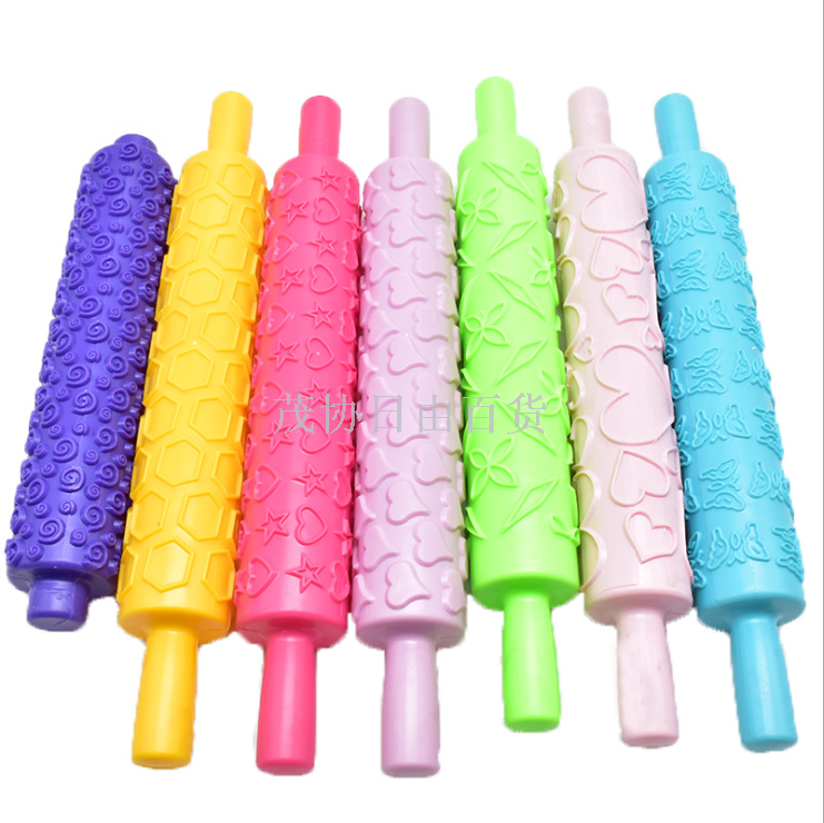 DIY baking tools a variety of flowery cakes, sugar, embossed, candy bar, knurled, printed, rolling pin