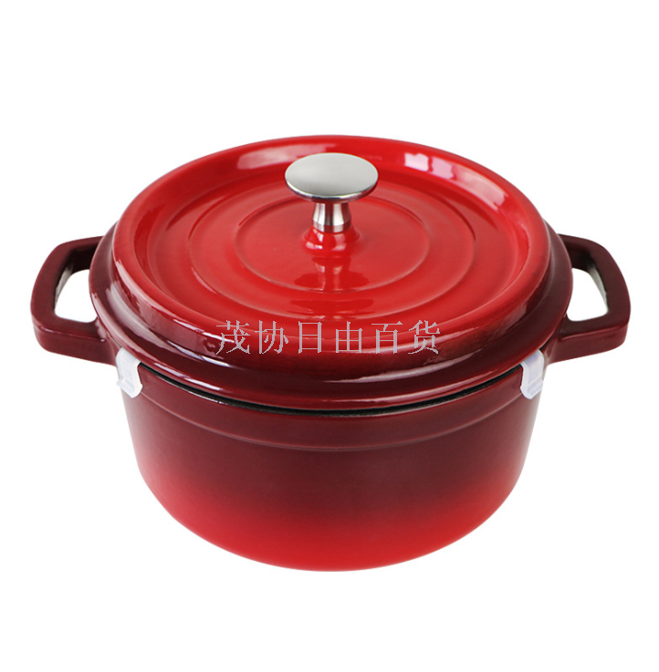24cm soup pot without coating, non-stick stew pot, thickened multi-functional pot, induction cooker, gas universal Specification image