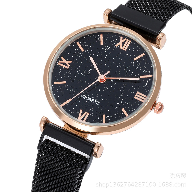 New ladies Star watch Korean version quartz magnet net with trend watch Milan with lazy man watch thumbnail