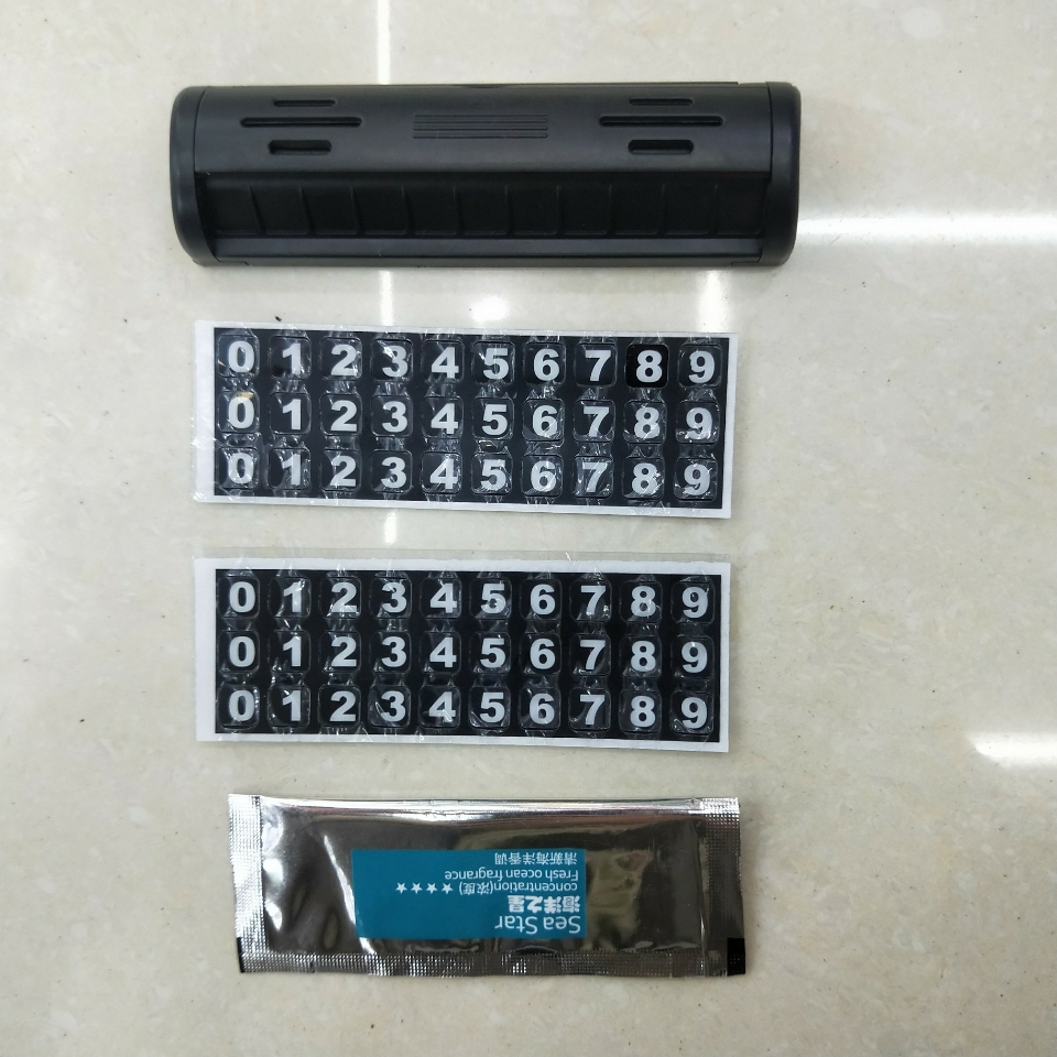 Creative new products for car temporary parking plates and automotive decorative items