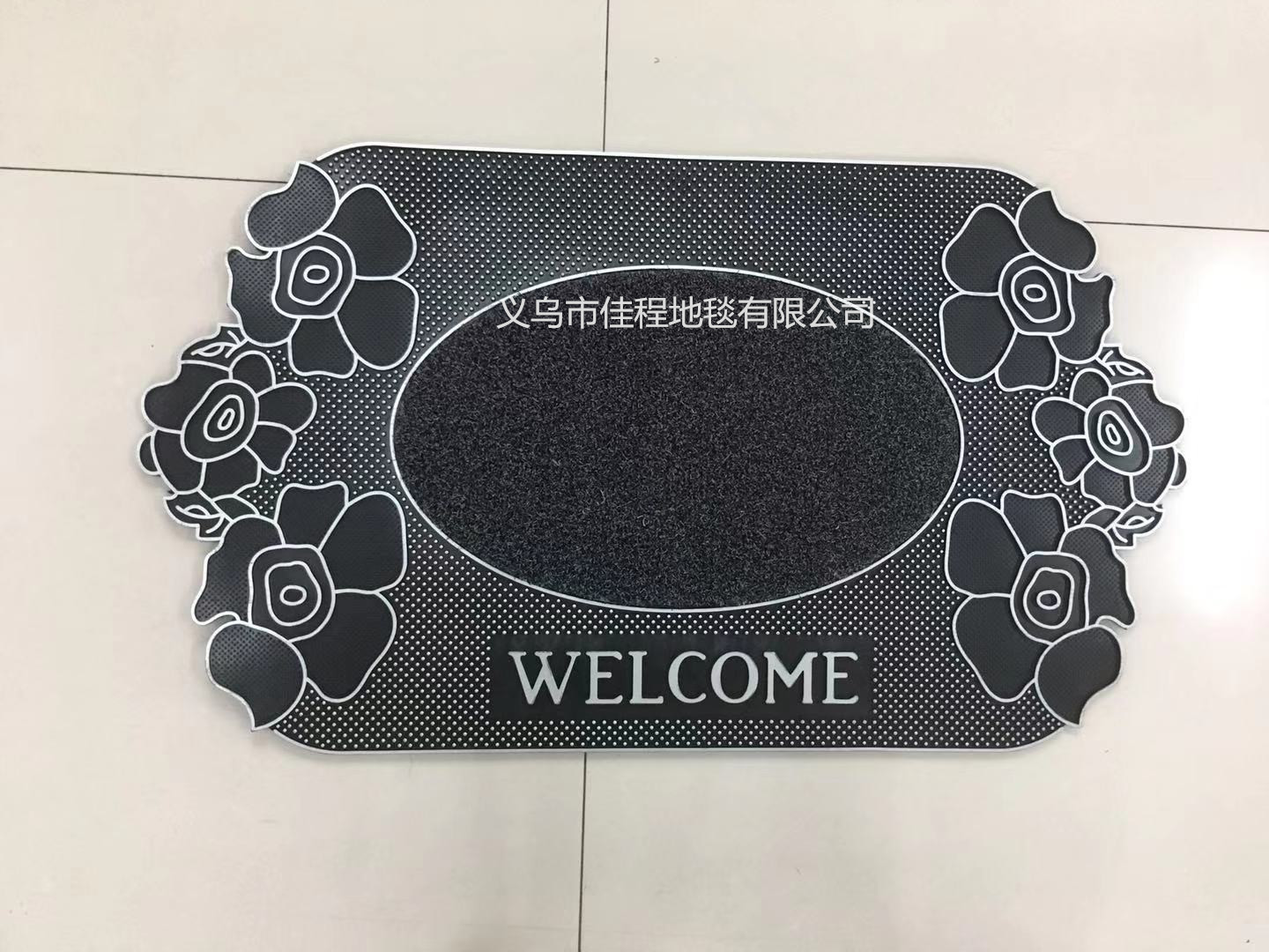 New lawn injection molded mat, door mat, floor mat, entrance injection molded foot mat, lawn mat, PVC door mat, anti-slip floor mat, 40*70cm Specification drawing