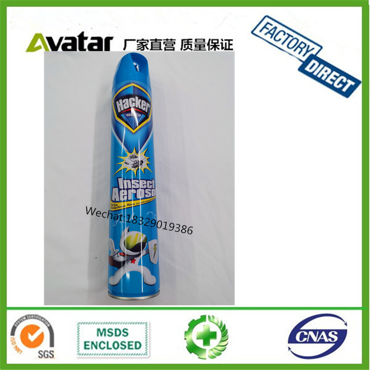 Hacker Insecticide Insecticidal water spray Large quantities of export HACKER aerosol to kill mosquitoes and flies