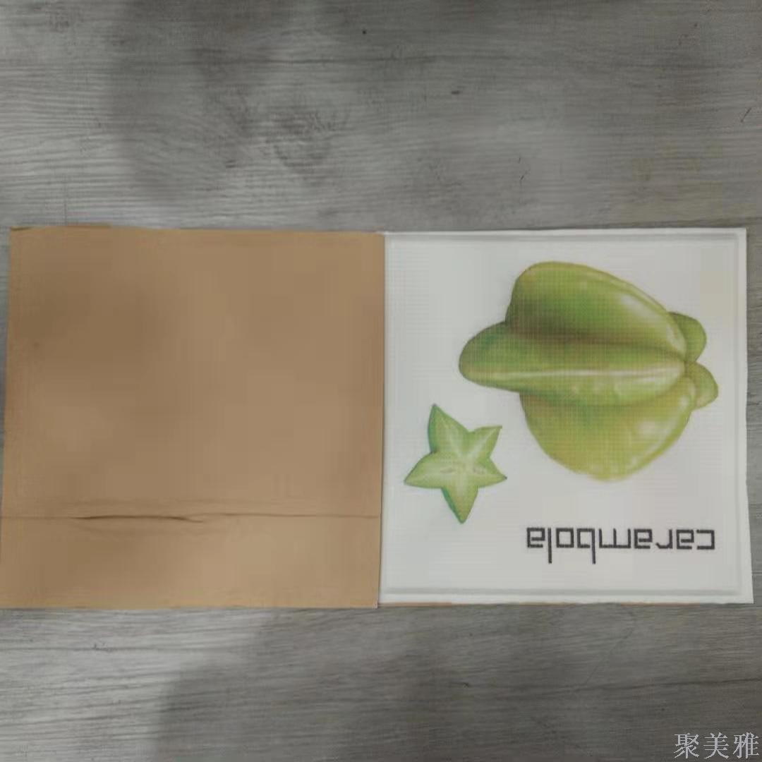 3D立体墙贴自粘北欧风格客厅电视水果背景墙装饰墙纸ins白底实物图