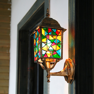 Bohemian wall lamp Outdoor lamp Creative villa balcony courtyard lamp waterproof wall lamp dining room wall lamp