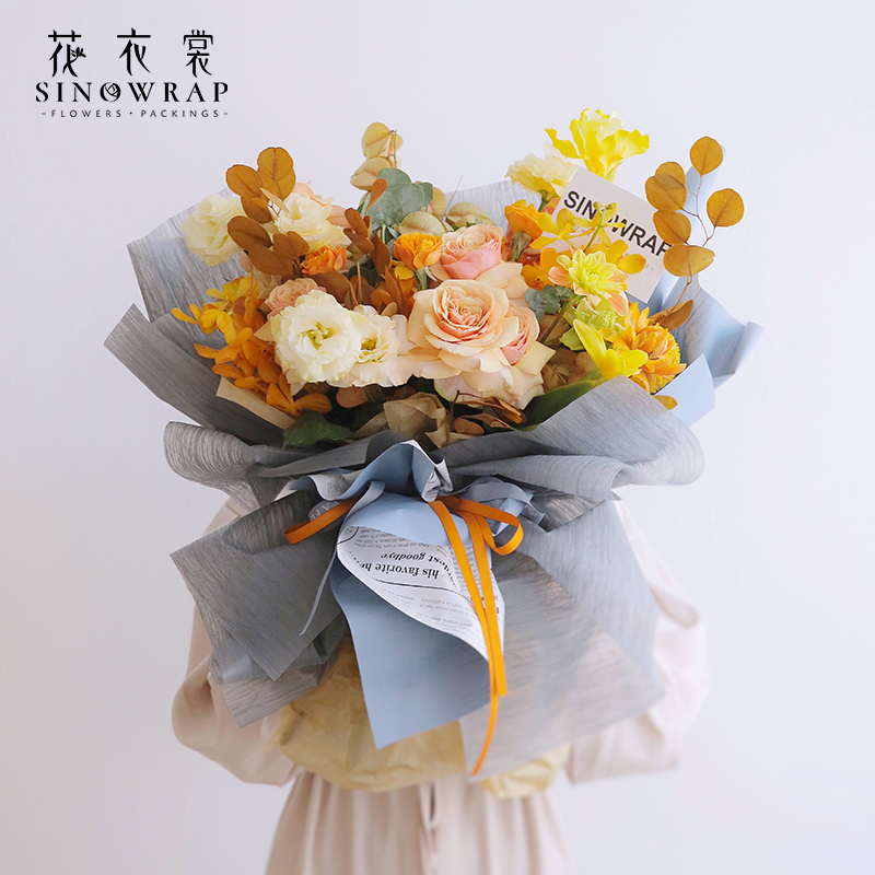 希尔克/花衣裳包装纸/防水包装纸细节图