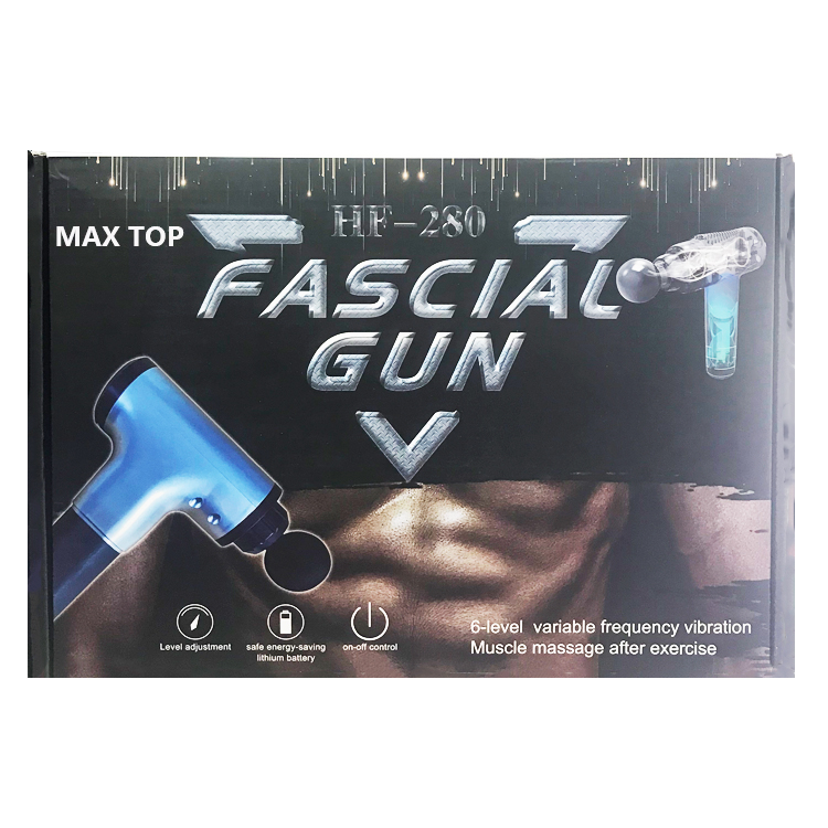 Fascia gun muscle relaxer Deep vibration exercise physiotherapy instrument via membrane neck membrane grab electric massager