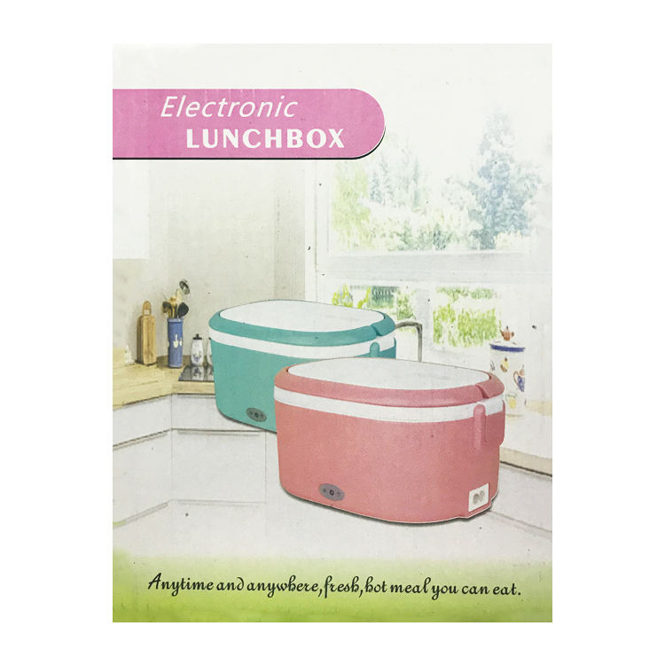 Multi-functional compartment-insulated lunch box, portable insulated heating plastic electric lunch box