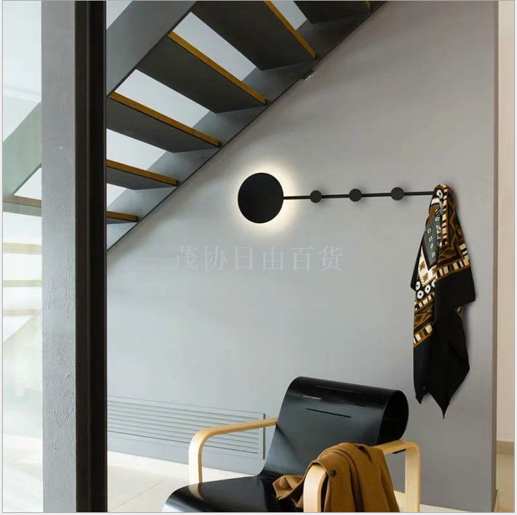 Minimalist wall lamps, Nordic postmodern internet-famous hanging wardrobe, entrance hall, staircase, corridor wall lamps, led creative lights Application Scenario