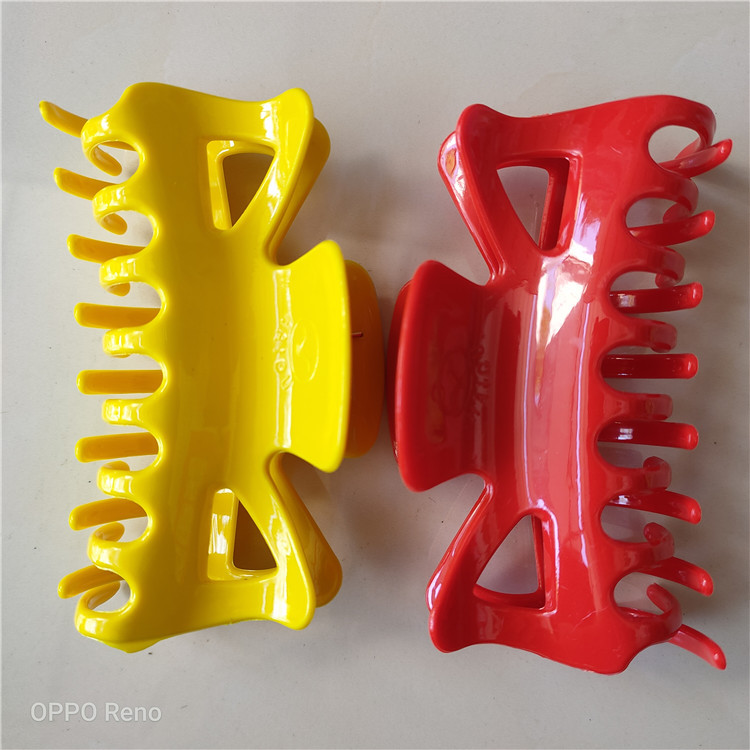 2 yuan extra large large new fashion color head grab fresh ladies hairpin Big claw head grab bath hairpin