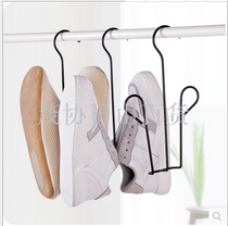 Multi-purpose tie Yi drying shoe rack balcony drying shoe hook air drying rack window windproof drying shoe rack hanger hanging shoe rack